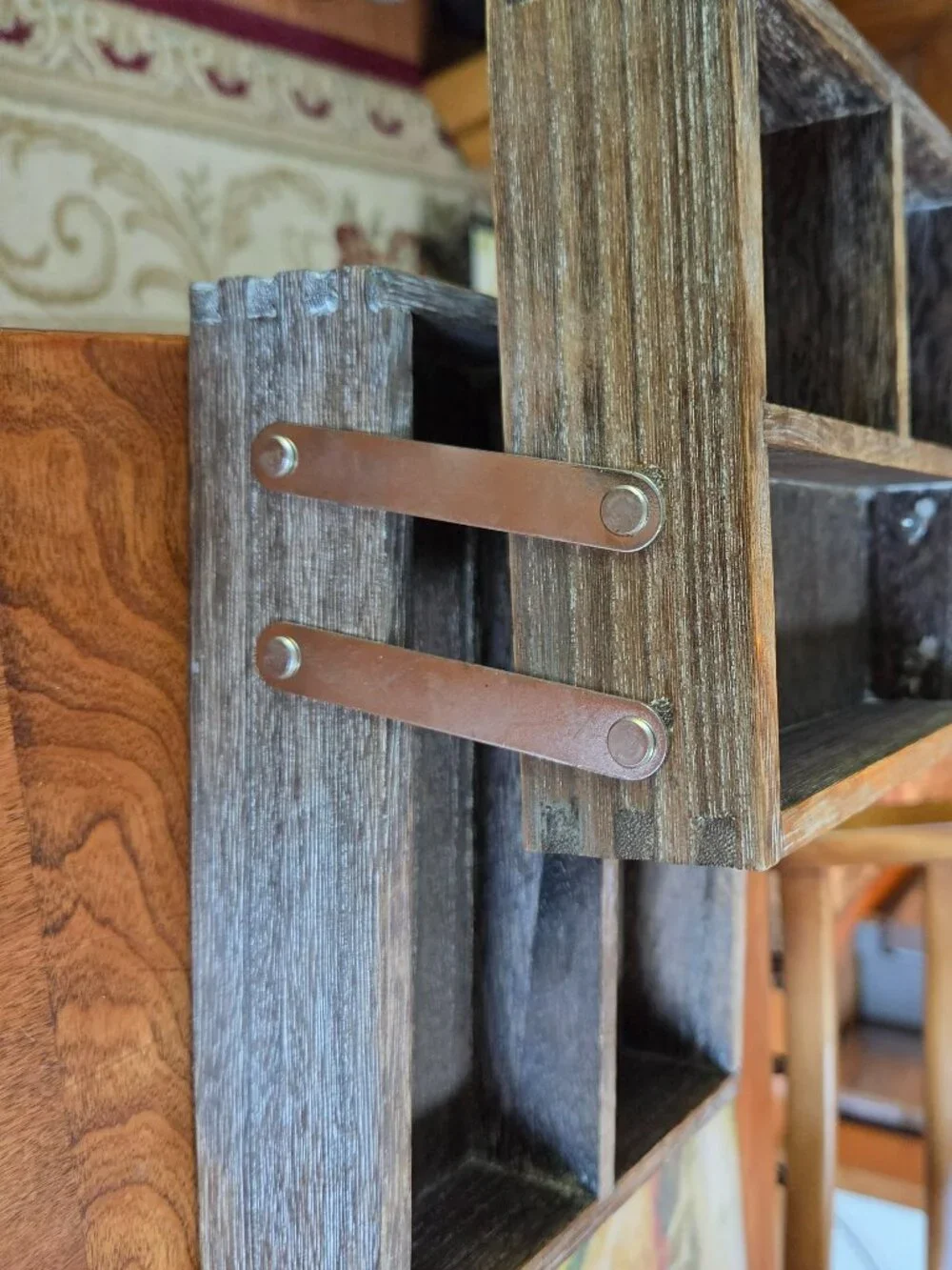 WOOD ORGANIZER HINGED BOX LIFTS TO ANOTHER LEVEL